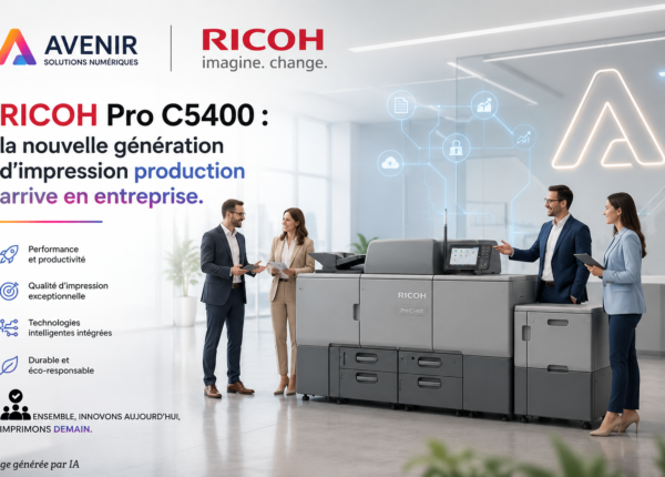 RICOH Pro™ C5400 : la nouvelle génération d’impression de production arrive en entreprise
